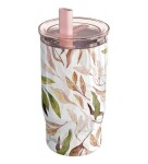 Nerezový termohrnek s brčkem Mist Falling Leaves 720ml