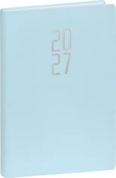 NOTIQUE Denní diář Ponza 2027 světle modrý / 15 x 21 cm
