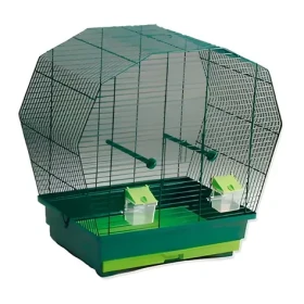 Bird Jewel K6 tmavě zelená / Klec pro ptáky / 57,5x33,5x55 cm / rozteč mřížky 1,1 cm (2702-06)