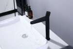 CERANO - Umyvadlová stojánková baterie Loreta Grip - vysoká - černá matná CER-423592