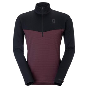 SCOTT Pullover M's Defined Light, Cocoa Red/Black (vzorek) velikost: M