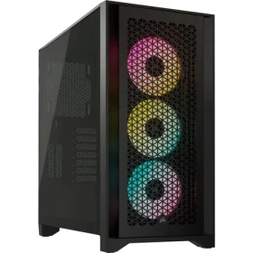 Corsair iCUE 4000D RGB Airflow černá / E-ATX / USB 3.2 / USB-C / 3x 120mm / bez zdroje / průhledná bočnice (CC-9011240-WW)