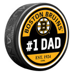Mustang Puk Boston Bruins NHL #1 Dad Textured puck