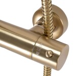 REA - Sprchový set s baterií 150mm s termostatem PAROT kartáčovaná zlatá REA-P2323