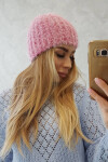 Dámská čepice Cina K259 tmavě růžová UNI