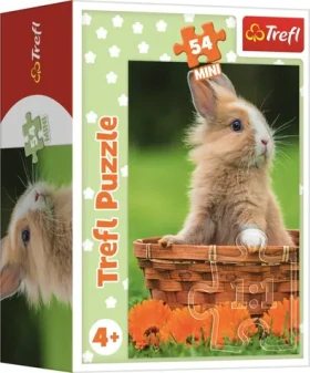 TREFL Puzzle Roztomilá zvířátka: Králíček v košíku