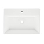 Umyvadlo SAT Cube Way 60x42 cm otvor pro baterii uprostřed SATCW6042 SATCW6042