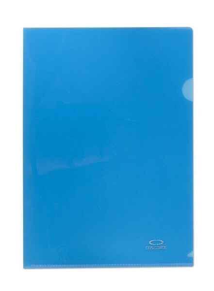 Concorde Zakládací obal A4 180 mic, sada 10 ks, hladká, modrá