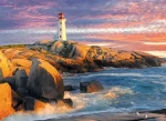 EUROGRAPHICS Puzzle Maják Peggy's Cove, Nové Skotsko