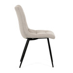 Jídelní židle, hnědá, látka, DCL-193 CAP2