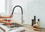 GROHE - Feel Dřezová baterie s flexibilním ramenem, chrom 31489000