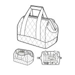 Cestovní taška Reisenthel Allrounder L Rhombus olive