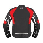 Moto bunda Richa Stradale Tex WP bílo/červená - 4Xl