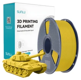 Sunlu Filament PLA+ High-Speed žlutá / Struna pro 3D tiskárnu / vysokorychlostní / 1,75 mm / 1 kg (PLA+ H-S Y)