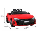 Mamido Elektrické autíčko Audi RS E-Tron GT 4x4 červené
