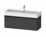 DURAVIT - Ketho.2 Umyvadlová skříňka 44x118x46 cm, 1 zásuvka, grafit mat K25079049490000