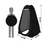 Turistický převlékací stan 185 x 100 cm - sprchový, WC stan na kempink