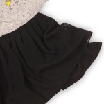 Šaty dívčí s dlouhým rukávem, Minoti, TWIST 12, černá - 122/128 | 7/8let