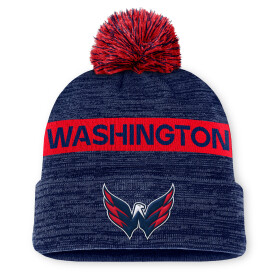 Fanatics Pánská Zimní Čepice Washington Capitals Authentic Pro Rink Beanie Cuff With POM