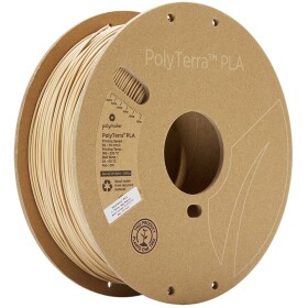 Polymaker 70909 PolyTerra vlákno pro 3D tiskárny PLA plast Nižší obsah plastů 1.75 mm 1000 g ořechově hnědá 1 ks