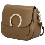 Luxusní dámská kožená crossbody Juliette, khaki