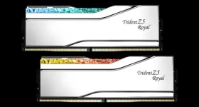 G.Skill Trident Z5 Royal RGB stříbrná 32GB (2x16GB) 6000MHz / Operační paměť / DDR5 / CL28 / DIMM / XMP 3.0 / 1.4V (F5-6000J2836G16GX2-TR5S)