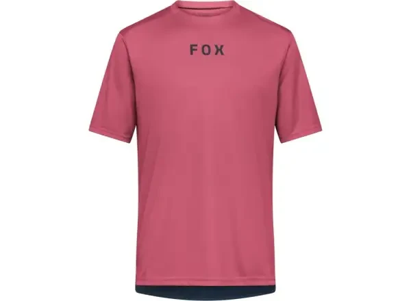 Fox Ranger Wordmark pánský dres krátký rukáv Berry vel. L