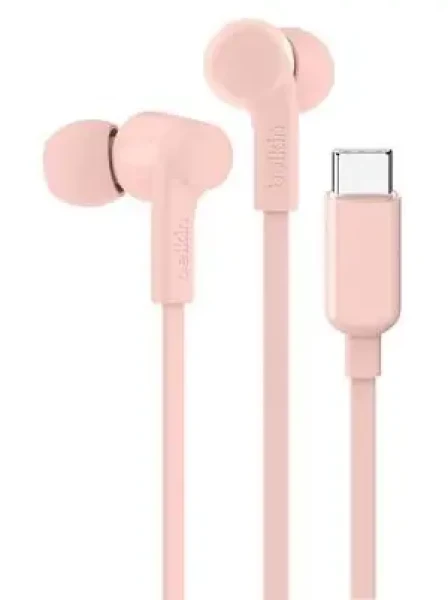 Belkin RockStar USB-C růžová / Kabel pro in-ear sluchátka / USB-C (G3H0002HQPKV2)