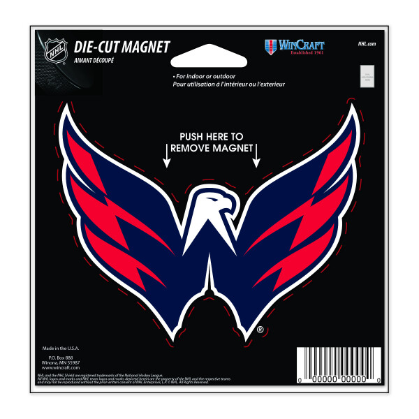 Wincraft Magnet Washington Capitals NHL Die Cut Magnet