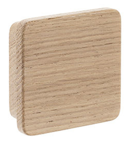 Tulip Nábytková knopka dřevěná Square nelakovaná (404337)