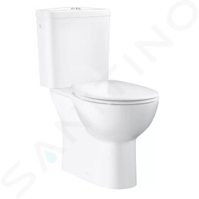 GROHE - Bau Ceramic WC kombi set s nádržkou a sedátkem softclose, rimless, alpská bílá 39346000