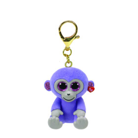 Mini Boos přívěšek - fialový opice (3)
