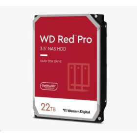 WD RED Pro NAS WD221KFGX 22TB, SATA III 3.5", 512MB 7200RPM, 265MB/s, CMR EDF_8100401
