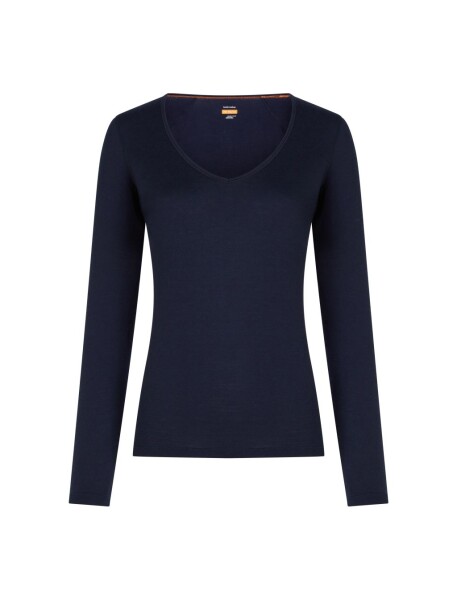 ICEBREAKER Wmns Merino 200 Oasis LS V Neck, Midnight Navy (vzorek) velikost: S