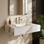 REA - Nástěnné umyvadlo Aresa Cold Jade 70 REA-U9974