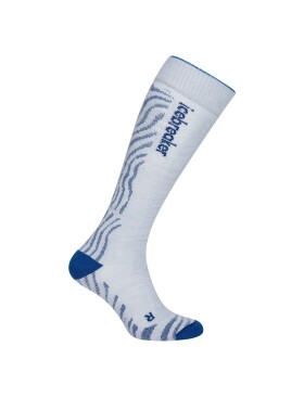 ICEBREAKER Mens Merino Ski+ Medium OTC Mountain Contour, Zinc Blue/Lazurite/Snow velikost: 42-44 (M)