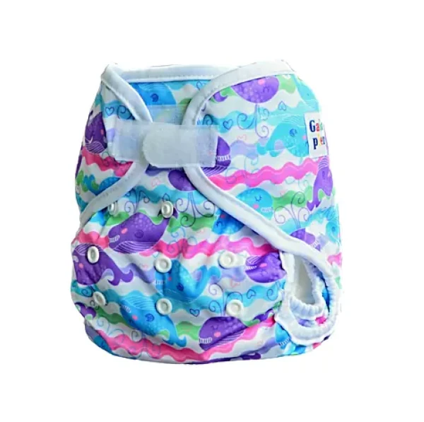 GaGa's Svrchní kalhotky Barevné velryby 1 (SK1 FD070sz)