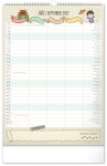 Nástěnný kalendář 2027 Notique Rodinný plánovací Harry Potter XL, 33 x 46 cm