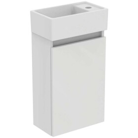 IDEAL STANDARD - Eurovit+ Skříňka s umývátkem, 55x35x20 cm, 1 dvířka, lesklá bílá R0569WG