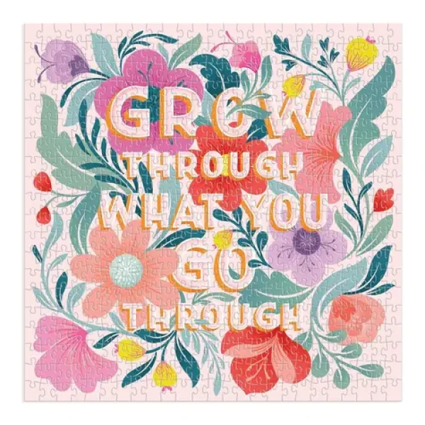 GALISON Čtvercové puzzle Grow through what you go through