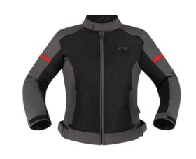 Dámská moto bunda Richa Auyan WP šedo/červená - L