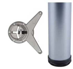 Incoll stolová noha chrom mat 710x60 (24_GP00_071_11)