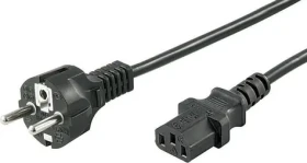 MicroConnect Síťový napájecí kabel Schuko - C13 1m černá (PE020410)