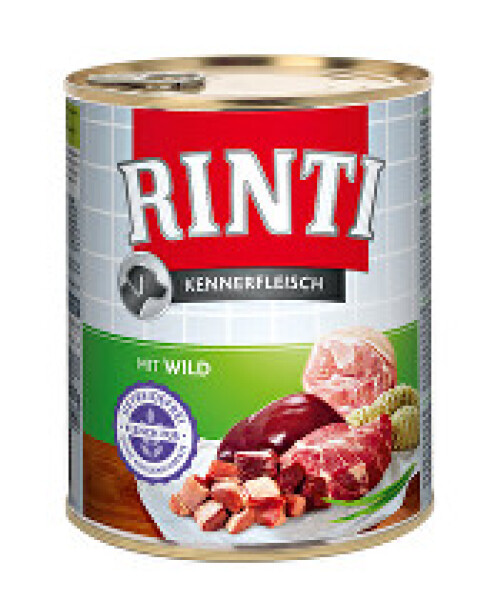 Rinti Dog konzerva zvěřina 800g + Množstevní sleva