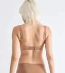 Dámská podprsenka ZERO Feel 2.0 Soft bra - BROWN - sv. hnědá 00CM - SLOGGI BROWN XL