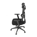 Kancelářská židle, houpací mechanismus, černá, KA-K2080 BK