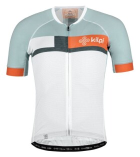 Pánský celorozepínací cyklistický dres Treviso-m bílá - Kilpi XS