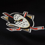 Mitchell & Ness Pánská mikina Anaheim Ducks NHL Courtside Fleece Button Front Current Logo Velikost: L