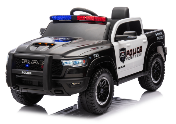 Mamido Dětské elektrické autíčko Dodge Ram policejní