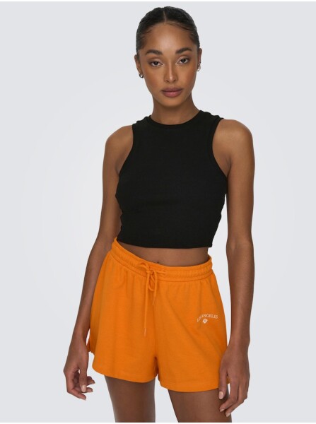 Černé dámské crop top tílko ONLY Vilma